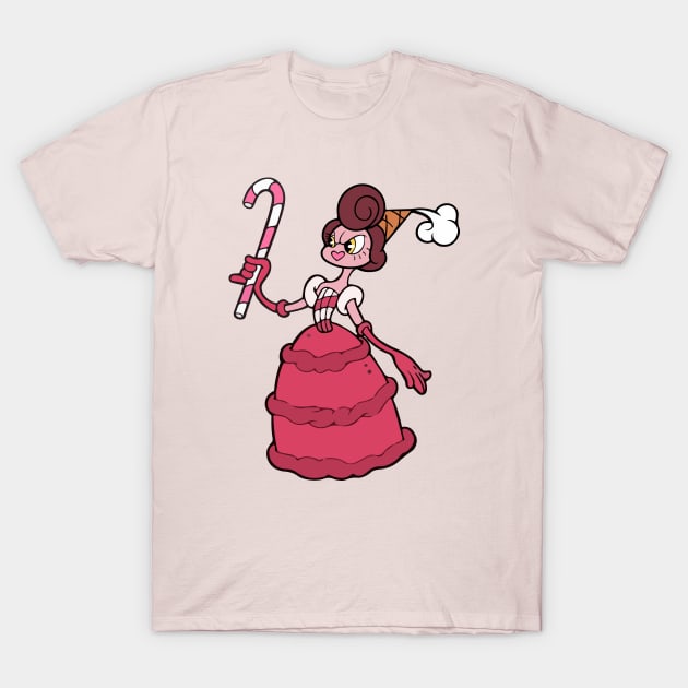 Cuphead - Baroness Von Bon Bon T-Shirt by Catharthic